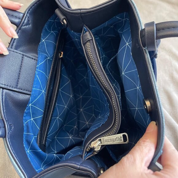 RARE Loungefly x Doctor Who TARDIS Denim Tote Bag - Picture 6 of 9